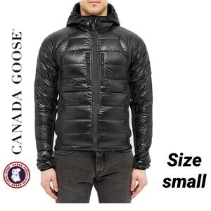 CANADA GOOSE HOODED HYBRIDGE JACKET size small men’s